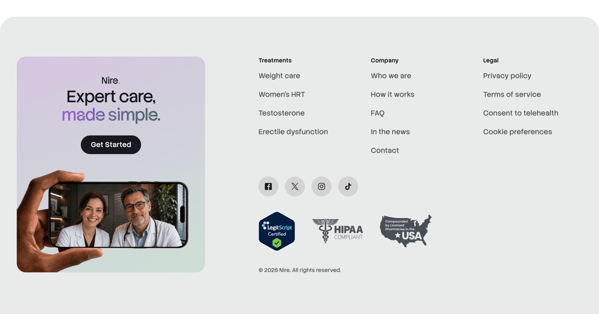 Old footer with LegitScript, HIPAA and USA pharmacy seals and no disclaimer