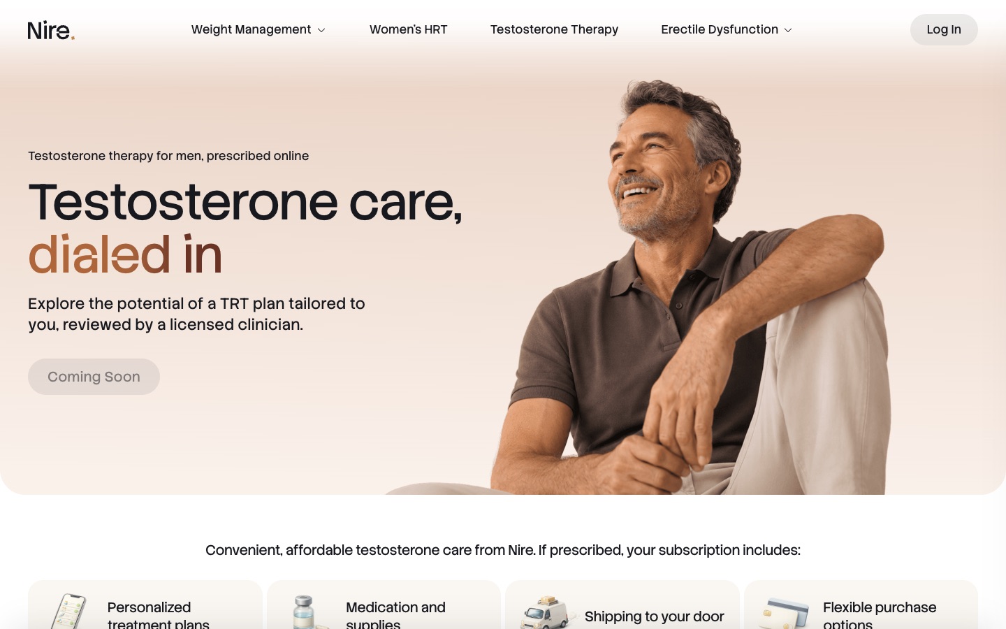 Testosterone therapy page