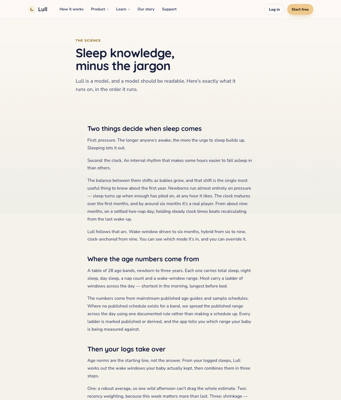 Science page
